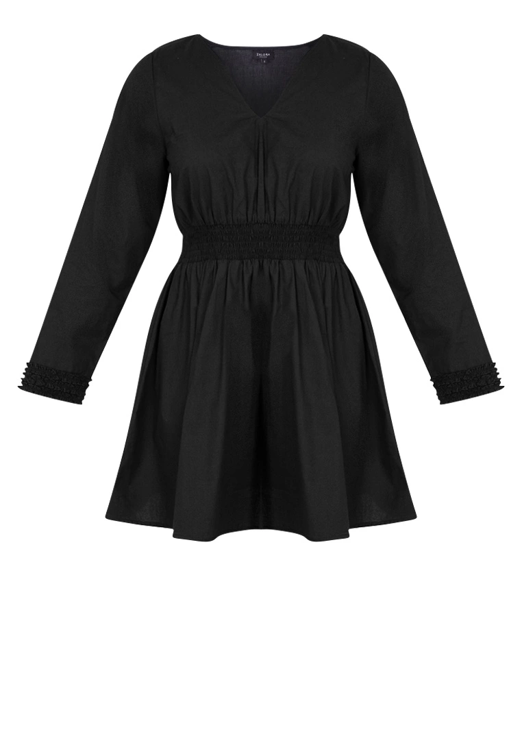 ZALORA BASICS V Neck Frill Detail Dress - Billede 5