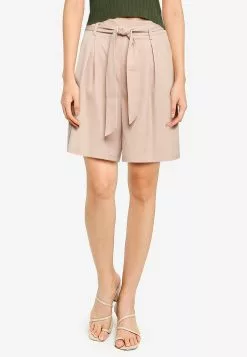 ZALORA BASICS Self Tie Bermuda Shorts
