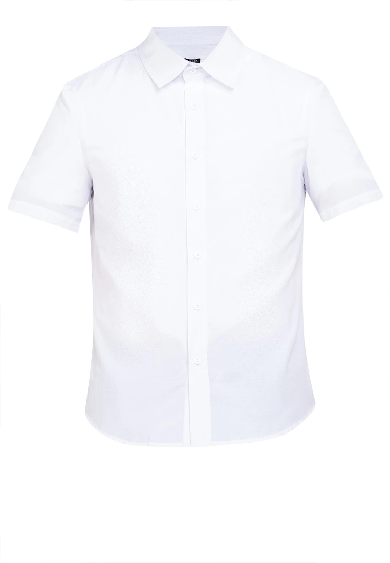 ZALORA BASICS Straight Weave Short Sleeve Shirt - Billede 5
