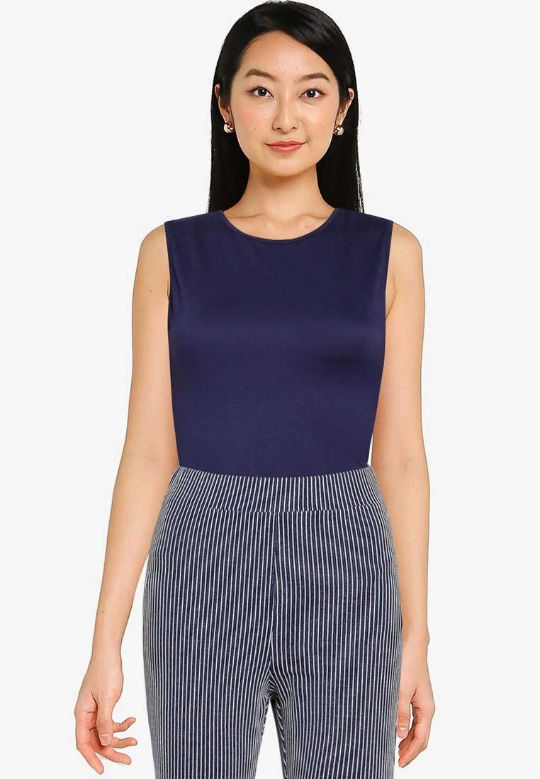 ZALORA BASICS Sleeveless Fitted Bodysuit