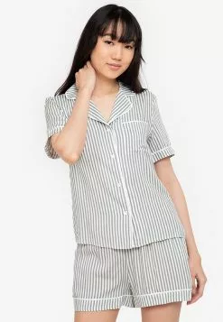ZALORA BASICS Lounge Button Shirt