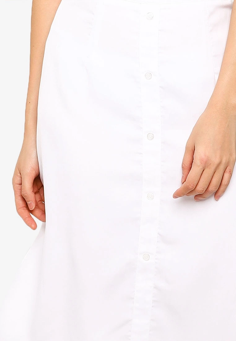 ZALORA BASICS Button Drape Skirt - Billede 3