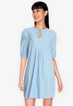 ZALORA BASICS Trim Bib Dress