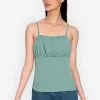 ZALORA BASICS Gathered Front Cami Top