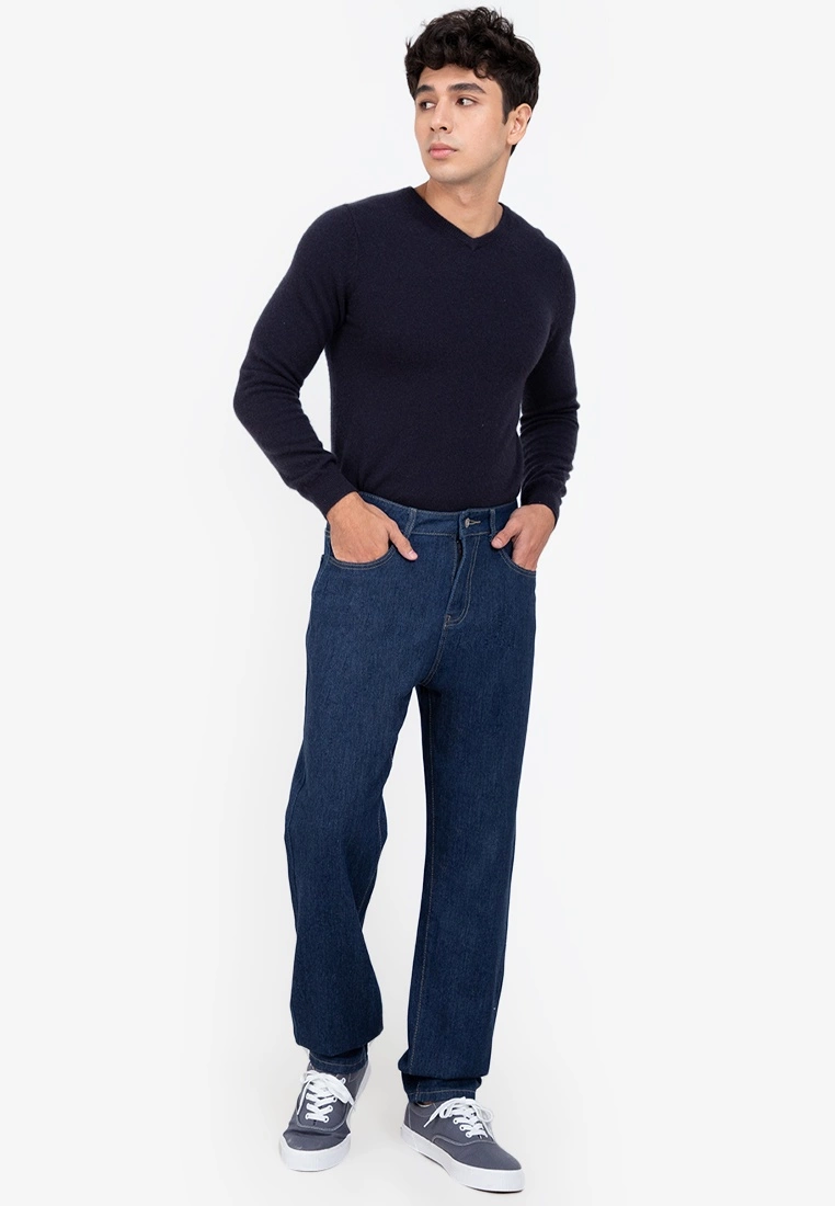 ZALORA BASICS Classic Fit Straight Leg Jeans - Billede 4