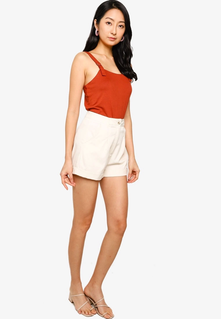 ZALORA BASICS D Ring Square Neck Sleeveless Top - Billede 4