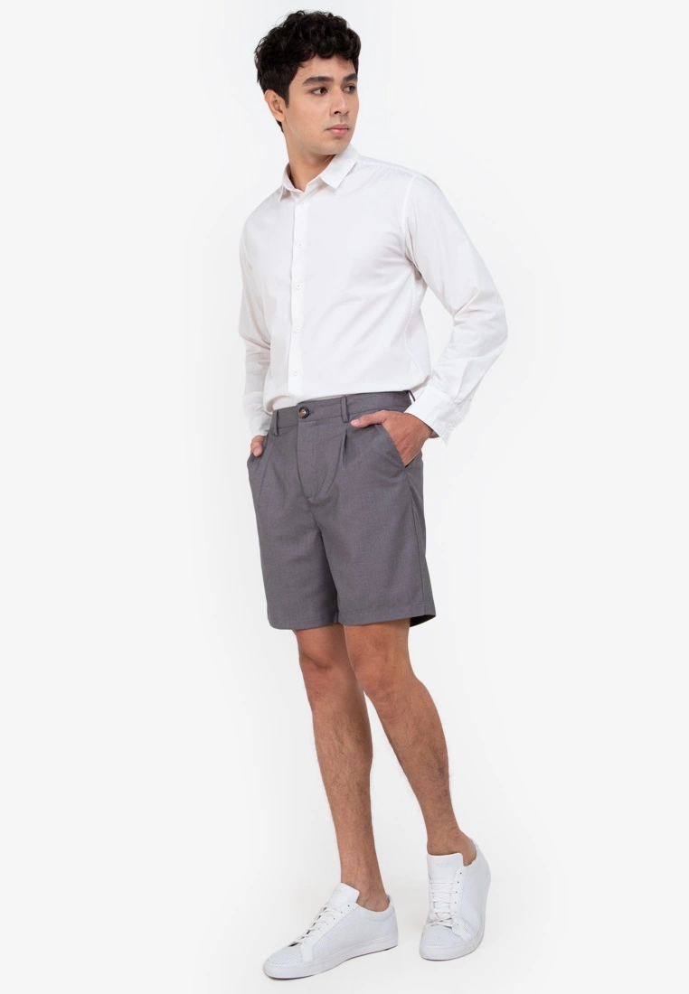 ZALORA BASICS Single Pleat Shorts - Billede 4