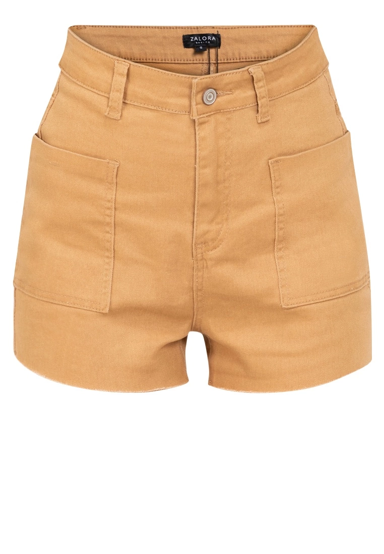 ZALORA BASICS Patch Front Pocket Denim Shorts - Billede 5