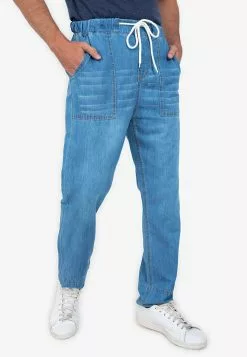 ZALORA BASICS Denim Jogger Pants