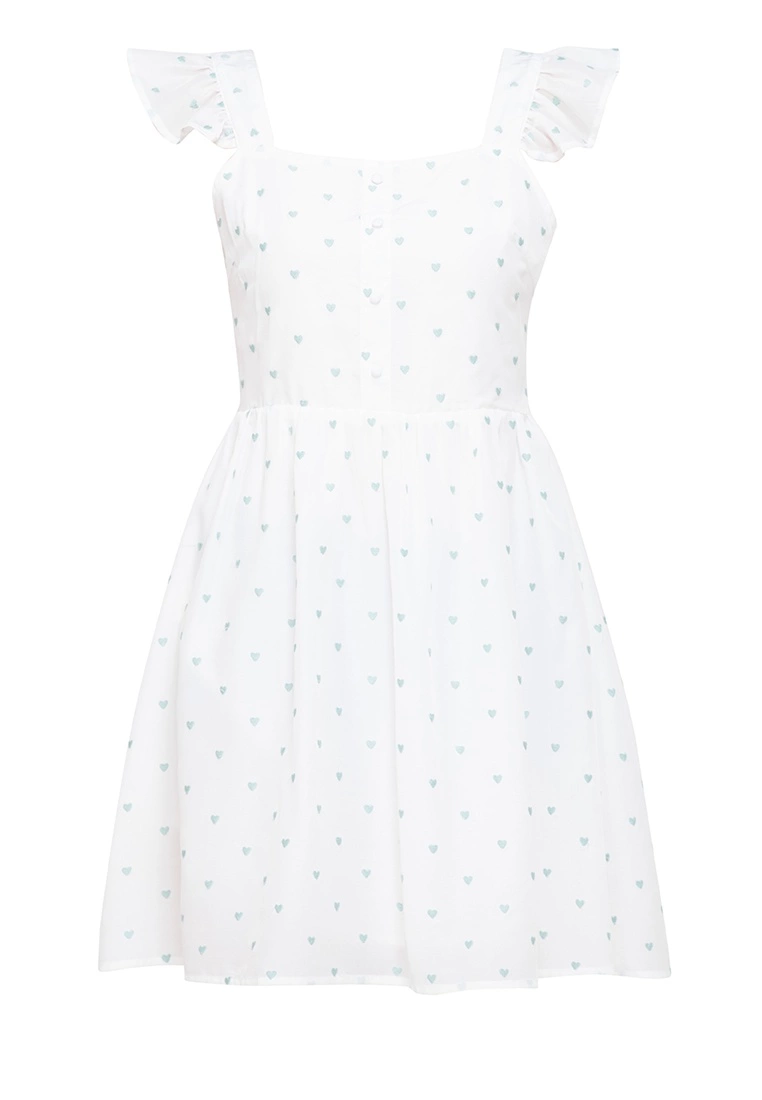 ZALORA BASICS Frill Detail Fit & Flare Dress - Billede 5