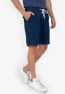 ZALORA BASICS Denim Drawstring Shorts