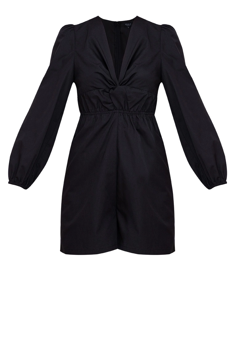 ZALORA BASICS Plunge Neck Playsuit - Billede 5