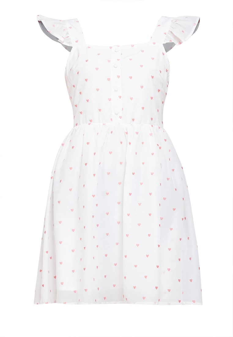 ZALORA BASICS Frill Detail Fit & Flare Dress - Billede 5