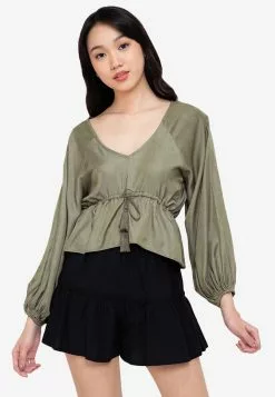 ZALORA BASICS Dolman Sleeve Blouse