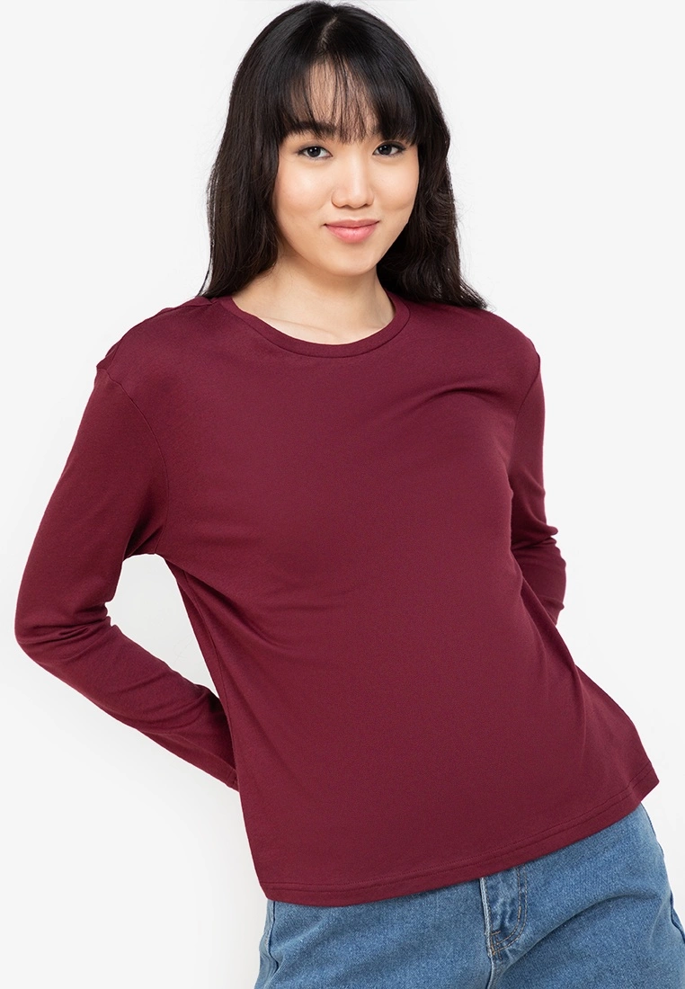 ZALORA BASICS Basic Drop Shoulder Long Sleeve T-shirt - Billede 3