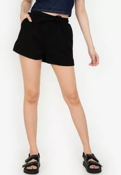 ZALORA BASICS Denim Jogger Shorts