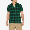 ZALORA BASICS Checkered Bowling Shirt
