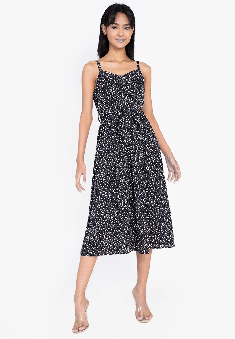 ZALORA BASICS Sweetheart Neckline Midi Dress - Billede 5
