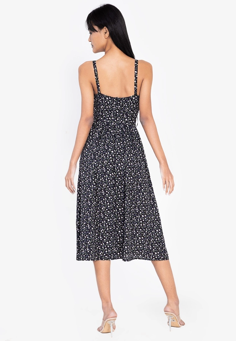 ZALORA BASICS Sweetheart Neckline Midi Dress - Billede 6