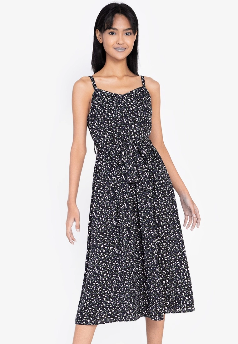 ZALORA BASICS Sweetheart Neckline Midi Dress - Billede 8