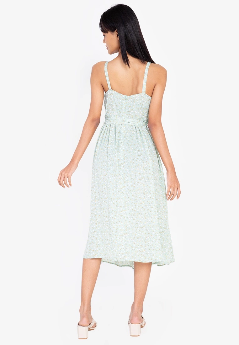 ZALORA BASICS Sweetheart Neckline Midi Dress - Billede 6