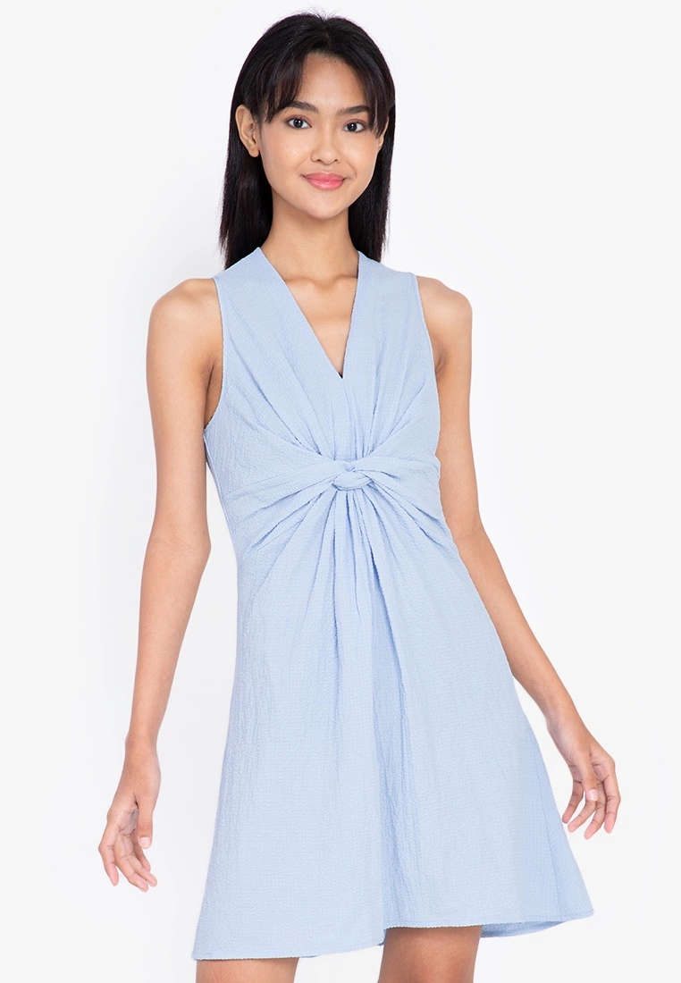 ZALORA BASICS Twist Front Sleeveless Mini Dress - Billede 5