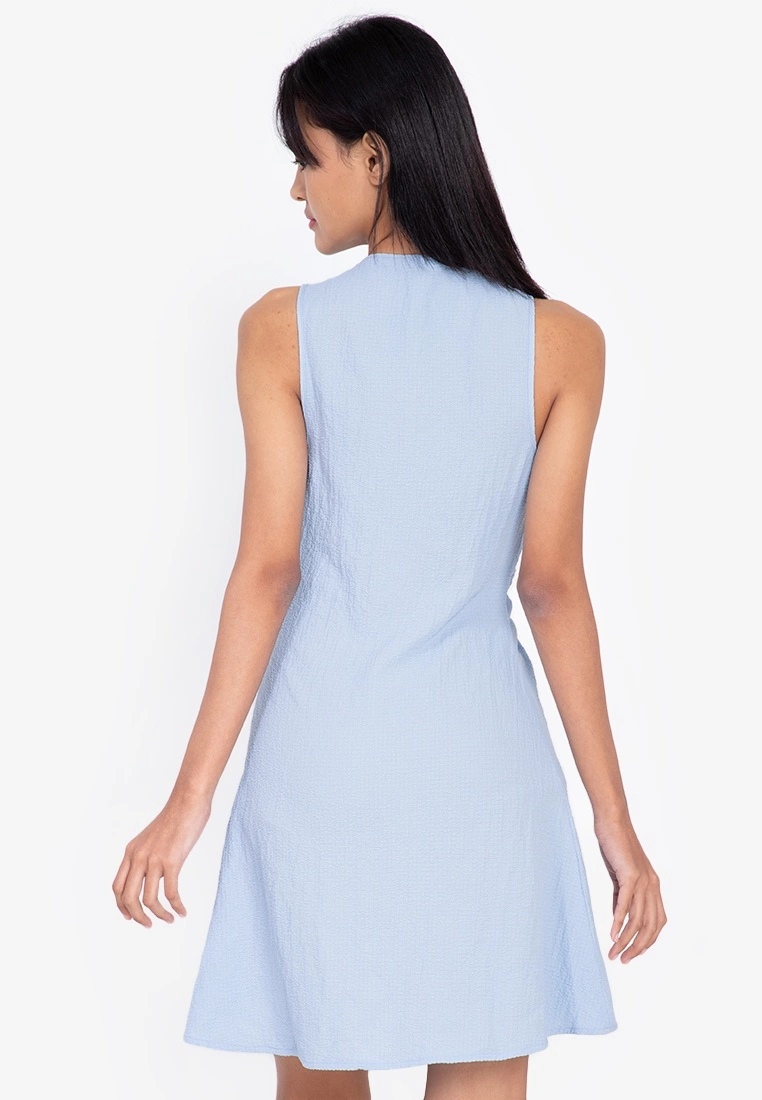 ZALORA BASICS Twist Front Sleeveless Mini Dress - Billede 6
