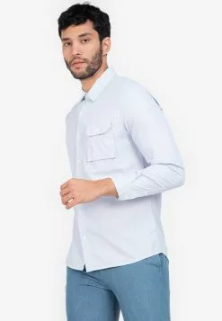 ZALORA BASICS Gusset pocket shirt