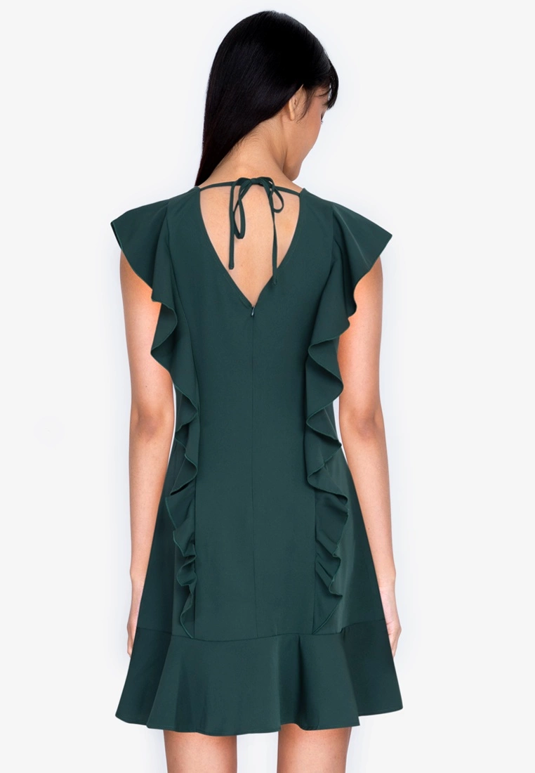 ZALORA BASICS Flutter Sleeve Mini Dress - Billede 2