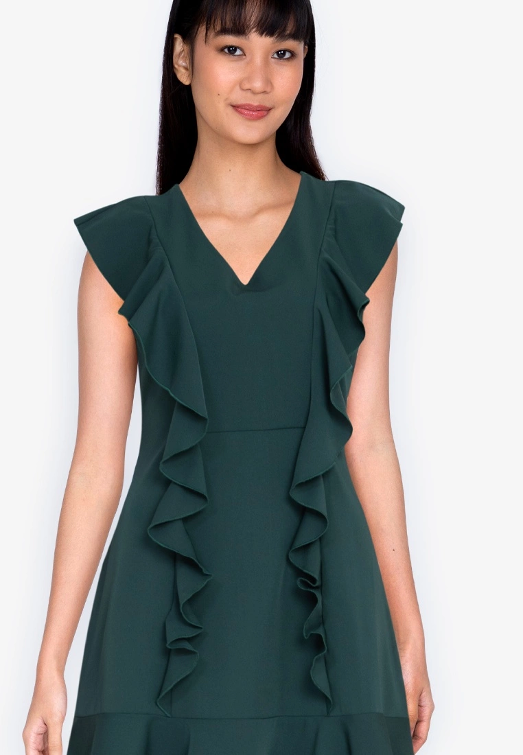 ZALORA BASICS Flutter Sleeve Mini Dress - Billede 3