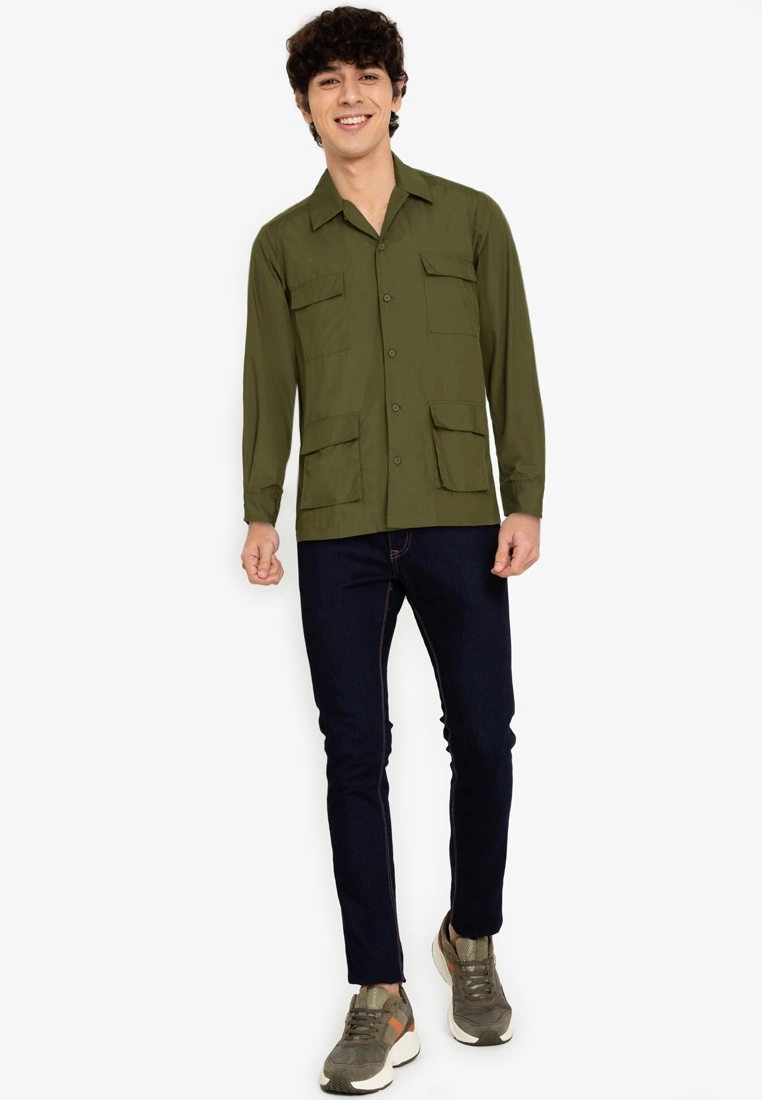 ZALORA BASICS 4 Pocket Shirt - Billede 4