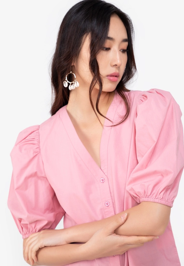 ZALORA BASICS Puff Sleeve Blouse - Billede 3