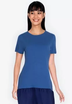 ZALORA BASICS Colour Block Frill Hem Dress