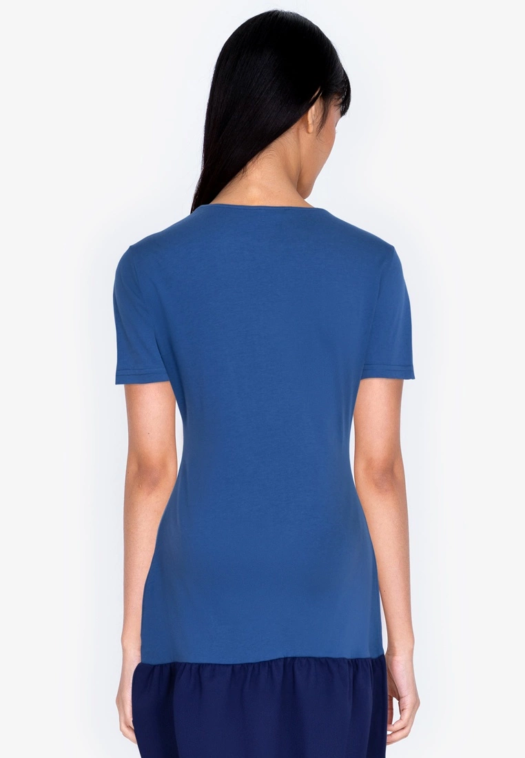ZALORA BASICS Colour Block Frill Hem Dress - Billede 2