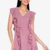 ZALORA BASICS Flutter Sleeve Mini Dress