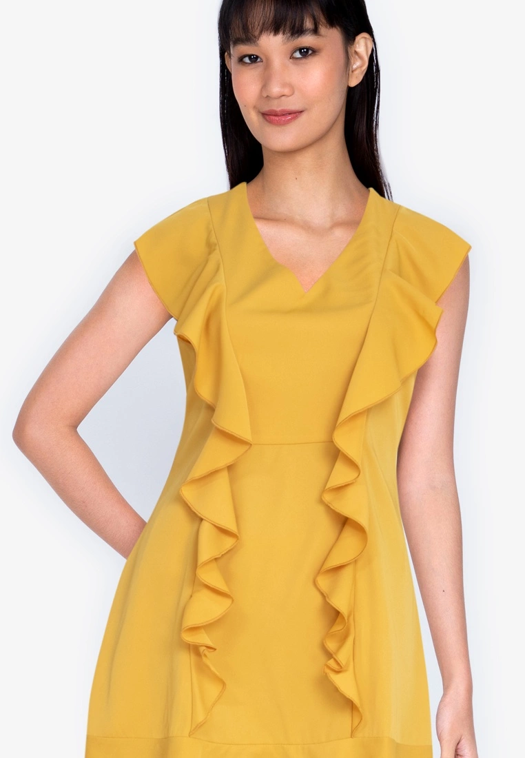 ZALORA BASICS Flutter Sleeve Mini Dress - Billede 3