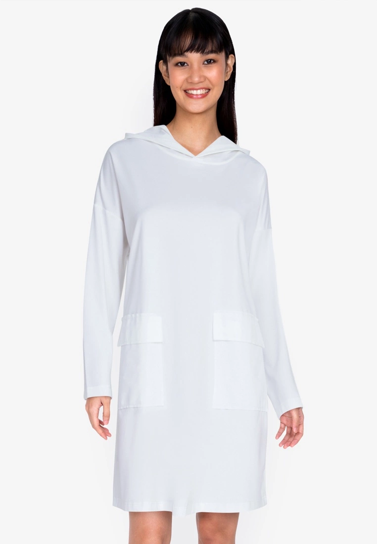ZALORA BASICS Oversized Hooded Dress