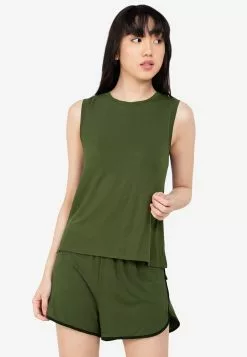 ZALORA BASICS Basic Sleeveless T-shirt