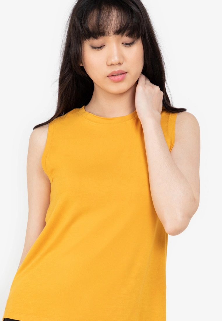 ZALORA BASICS Basic Sleeveless T-shirt - Billede 3