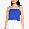 ZALORA BASICS Tie Strap Cami Top