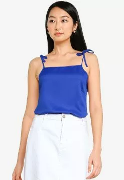 ZALORA BASICS Tie Strap Cami Top