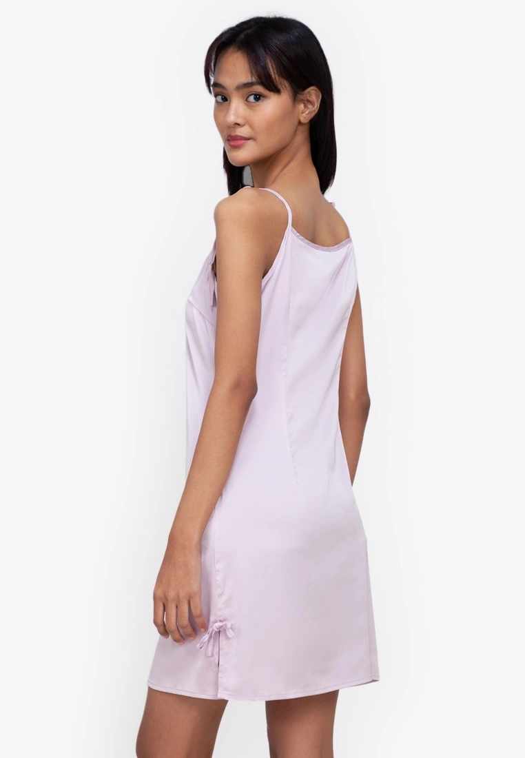 ZALORA BASICS Lounge Ribbon Detail Slip Dress - Billede 2