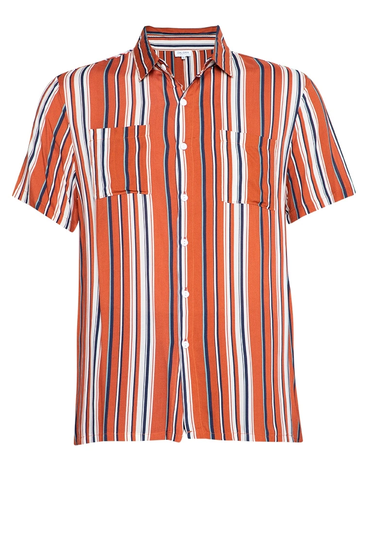 ZALORA BASICS Mix Print Short Sleeve Shirt - Billede 5