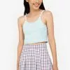 ZALORA BASICS Floral Trim Cropped Top