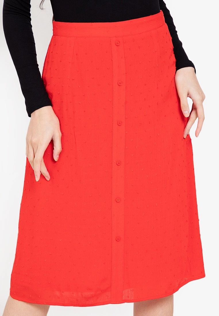 ZALORA BASICS Button Drape Skirt - Billede 3