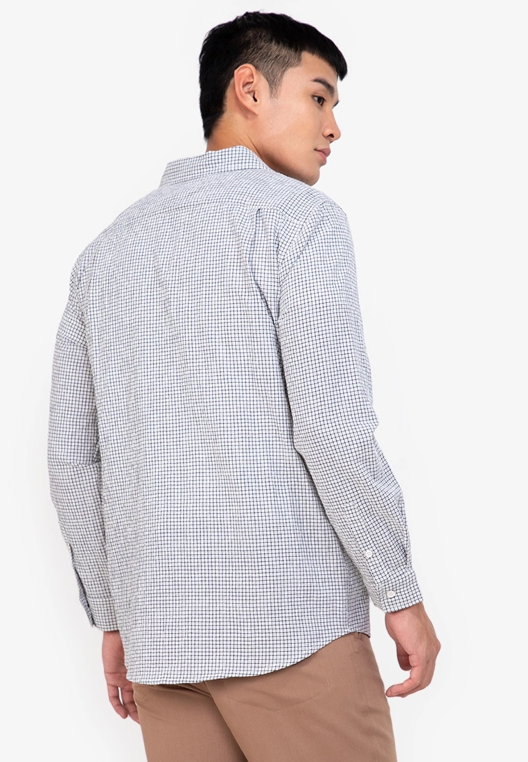 ZALORA BASICS Mini Seersucker Check Shirt - Billede 2