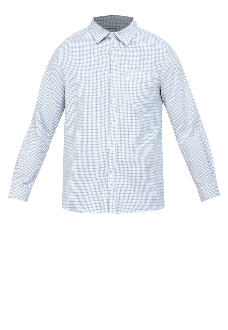 ZALORA BASICS Mini Seersucker Check Shirt - Billede 5