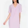 ZALORA BASICS Pleat Front Short Sleeve Dress