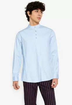 ZALORA BASICS Tunic-Style Shirt