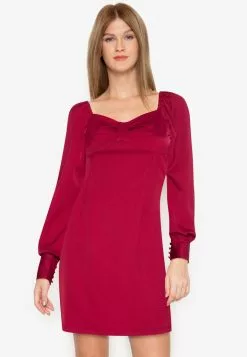 ZALORA BASICS Full Length Puff Sleeve Mini Dress